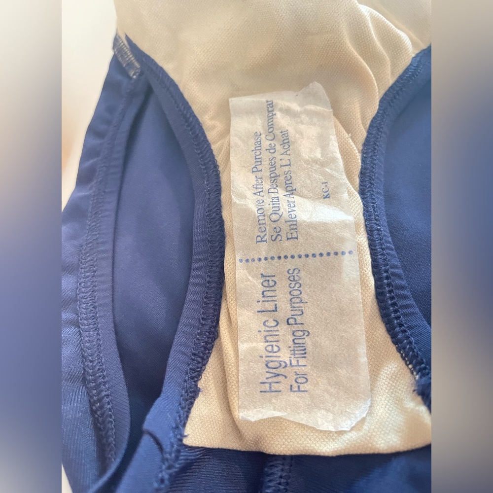 NWT Speedo Classic Endurance 1-PC Swimsuit Nautical Blue Womens 18 Reg Price $80 - Picture 7 of 11